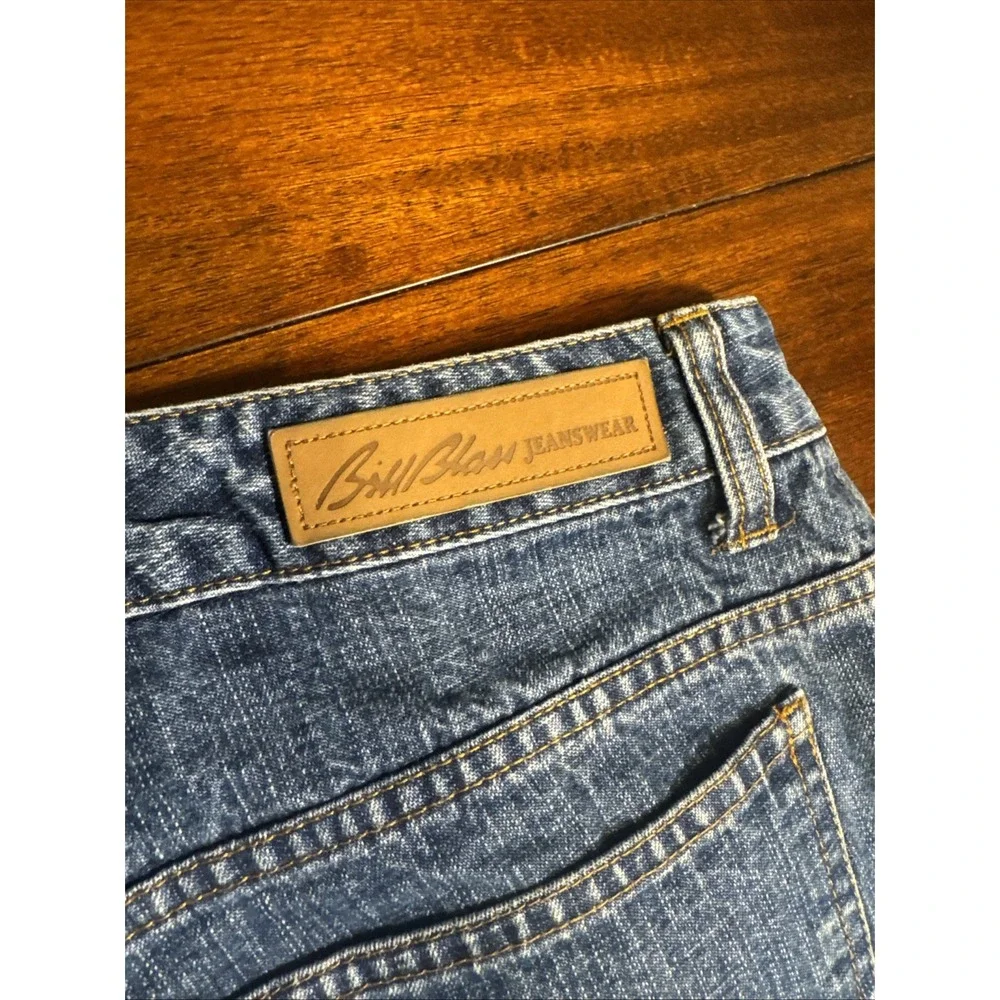 VTG Bill Blass Jeans Women's‎ Size 12 Easy Fit 100% Cotton Med Wash Straight Leg